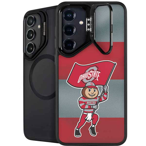 Ohio State University OSU Buckeyes Flag Galaxy S24 Plus Kickstand Case